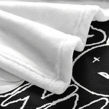 Flat Throw Blanket Cartoon Soft Cozy Multi Functional Bedding Essential For Home Living Snuggle Up Now Perfect Gift Bedding - Multicolor - View 9