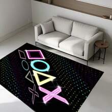 Vibrant Gaming Themed Area Rugs For Game Room Bedroom Decor Rug Gamer Floor Carpet Mat For Boys Men Teens Video Games Console Rugs Under Desk Decorative Youth Setup Floor Mats 150X100cm - Multi-03 - View 7