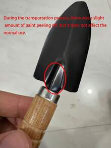 3pcs Wooden Garden Shovel Set, Durable Wooden Handle, Suitable For Planting, Transplanting, Loosening Soil, Digging, Weeding, As Well As Garden, Succulent, Potted And Potted Plant Care - Multicolor - View 3