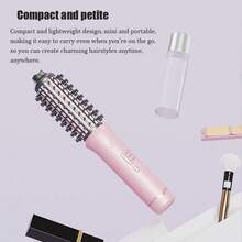 USB Rechargeable Heated Hair Straightener & Curler, 32mm Curling Iron With 3 Temperature Settings, Tangle-Free Curling At Any Temperature - Multicolor - View 7