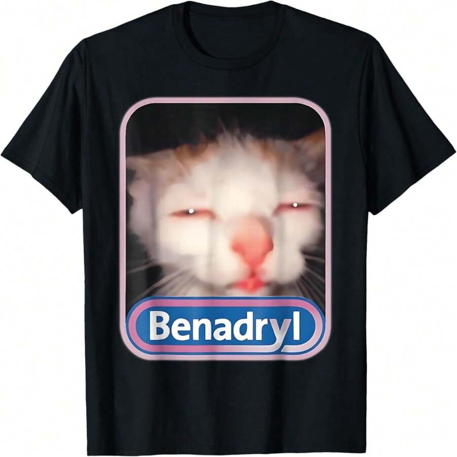 Funny Cat Weird Adult Humor Meme Wo T-Shirt - 黑色 5 - 查看 1