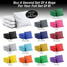 Cornhole Bean Bags Set Of 4 Regulation All Weather Mix And Match From 16 Colors Available - Nhiều màu - Xem 6