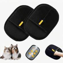 1pc Pet Hair Removal Glove – Reusable Fur Cleaning Glove For Cats And Dogs, Effectively Removes Pet Hair From Carpets, Sofas, Pet Beds And Furniture, Easy To Use Household Cleaning Tool - Multicolor - View 2