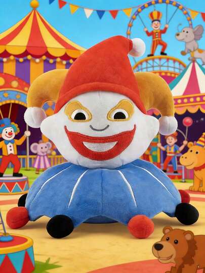 Hot Jimbo Plush Toy Joker Clown Stuffed Plushies Doll Figure Pillow Poker Game Cosplay Merch Custom Toy Adult Kids Gift