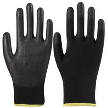 2只/1双园艺PU手套，适用于花卉包装，防刮乳胶材质，耐用花艺用品，轻便材质（颜色随机） - 彩色 - 查看 6