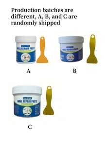 1pc 2pcs 3pcs Wall Repair Paste Stain Cover Peeling Wall Paint Moisture-Resistant Crack Repair Agent (New Version, Boss Version Send Randomly) Waterproof And Anti-Mold White Cream For Wall Repair And Stain CoveringWall Repair Paste - Multicolor - View 11