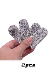 6pcs Reusable Finger Protectors - Anti-Slip And Cut-Resistant, Thumb And Fingertip Protectors, Extend Glove Life, Cut-Resistant Finger Protectors, Suitable For Outdoor Work. - Multicolor - View 9