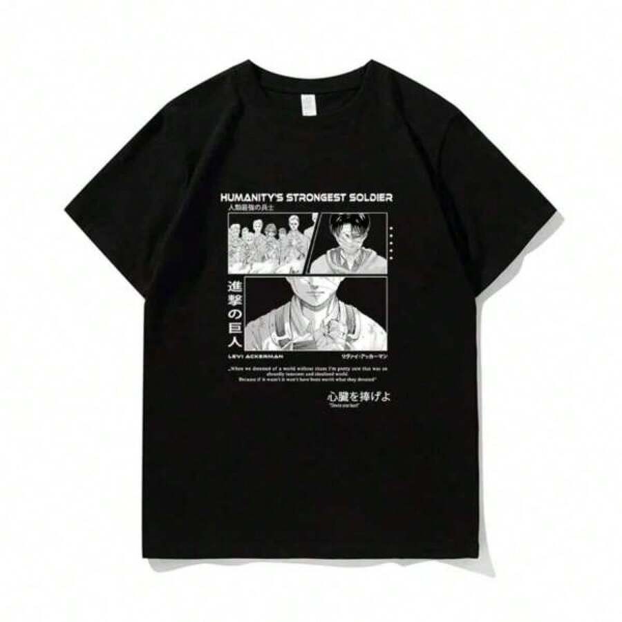 Men Outdoor Tees & Tanks - Black - View 1
