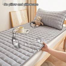 1pc Quilted Waterproof Anti-Urine Thin Mattress Cover, Suitable For Bedroom, Hotel, Hospital, Dorm, Nursing Home, 90gsm Fabric Weight - Multicolor - View 13
