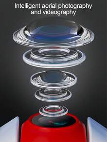 CZ07, Drone, High-Definition Camera, Aerial Photography, Remote-Controlled Aircraft, Intelligent Obstacle Avoidance, Optical Flow Hovering, Quadcopter - Multicolor - View 4