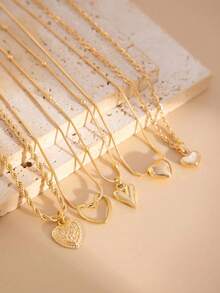 14k Plated Micro Paved Zirconia Double Hoop Necklace With Paperclip Pendant, Versatile Choker For Daily Wear, Dates, Parties