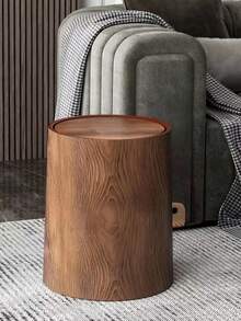Durable Square Wood Grain Trash Can, Powerful Sealing Odor-Proof Design, Large Capacity, Suitable For Kitchen/Living Room/Bedroom/Bathroom, Ideal Home Garbage Collection, Essential Home Accessory, Great Gift For Holidays, Valentine's Day, Eid Al-Fitr - Multicolor 2 - View 6