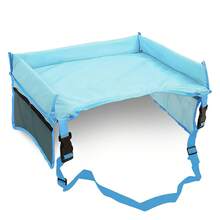 1 件儿童汽车座椅旅行活动托盘板，多功能储物车用收纳托盘，适用于飞机、汽车和居家出行