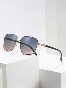 1pc/2pcs Retro Men's European & American Style High-End Fashionable Fishing Fashion Glasses, Suitable For Fishing, Driving, Etc. - Multicolor - View 9