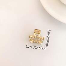 48 chiếc kẹp tóc nhỏ bằng kim loại các loại, 1 chiếc ngẫu nhiên, thích hợp sử dụng hàng ngày, phụ kiện tóc tối giản thanh lịch; Nhiều kiểu dáng + trang trí ngọc trai/pha lê + hộp quà, thiết kế tinh tế, tiết kiệm chi phí và đa dụng. - Nhiều màu - Xem 3