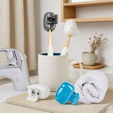 Hxezoc 1/6 Pack Solid Color Toothbrush Head Covers - Waterproof Portable Plastic Protective Clips For Travel, Camping, Home, Bathroom, School & Business Scenarios - Multicolor - View 10