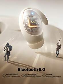 REMAX Zero-Feel Sleep Headphones For Side Sleepers, 360° Skin-Friendly Ear Wings, Bluetooth 5.4 With Gaming Low Latency, Dual Noise Cancelling & HiFi Audio, Gaming Headset, Sleep Earbuds - TWS-01 - View 8