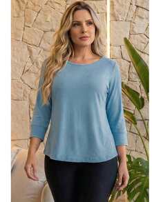 Atelie Kr Women Blouses - 藍色 - 查看 3