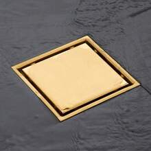 304 Stainless Steel Square Floor Waste Drain Tile Insert Accessories Large Flow Draine Drain Anti-Odor Shower Grates Toilet - Multicolor - View 3