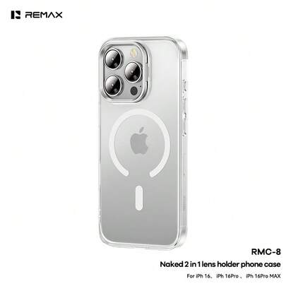  REMAX 裸感二合一鏡頭支架手機殼超薄無感1.5毫米厚手機殼支架殼16系列RMC-8