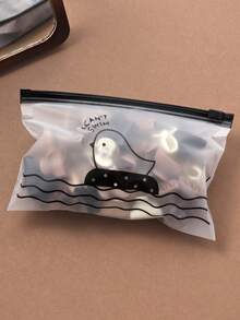 30个咖啡色迷你D形发夹，时尚可爱，适合女性外出和拍照，可固定刘海和碎发，侧边装饰（颜色随机），时尚发爪，女士发饰，休闲爪夹，优雅发夹 - 彩色 - 查看 3