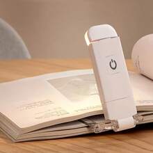 1个可调节亮度白色LED书签阅读灯，床头适用，便携式阅读灯，护眼（USB充电） - 閱讀燈 - 查看 2