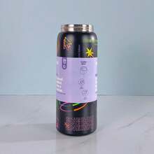 32oz 950ml Cup Vacuum Flasks & Thermoses Water Bottle Drinkware Thermo Tumbler Stainless Steel Thermal Mug Cold Hot Coffee - Glows in the Dark-32oz - 查看 3