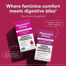 Physician's Choice Women's Probiotic Daily Digestive, Gut Health, Urinary Tract, And Immune Support For Women With 50B CFUs, Cranberry & Prebiotics - 2瓶 - 查看 5