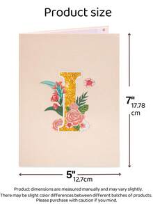 1张3D立体弹出式母亲节贺卡，饰有闪亮金色“妈妈”字样、蝴蝶和花朵图案，是一款适合送给妈妈、奶奶、妻子的精美贺卡，也可作为手工生日礼物。 - 彩色 - 查看 10