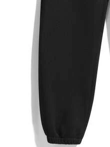 男士保暖内衬运动裤，宽松休闲慢跑裤，适合秋冬季