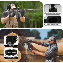 New Slim Headphones - Noise-Proof, Active Hearing Protection, Noise Isolation, Foldable And Adjustable NRR 22dB, Black Earcups With Magnetic Cover, Lightweight Design Suitable For Travel And Daily Use - Black - View 4