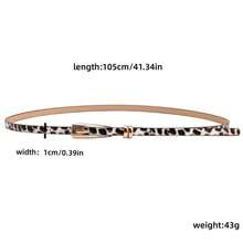 1件优雅奢华金色搭扣简约时尚小众连衣裙套装修身装饰多功能腰带 - 腰帶 - 查看 10