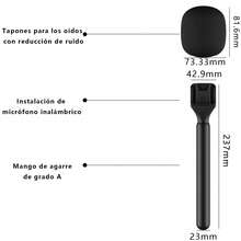 Microphone Stand For Rode Wireless GO II, Compatible With Hollylandia Handheld Wireless Microphone, Effective Noise Reduction, Suitable For Weddings, Street Photography, And Short Video Interviews - Black - View 7