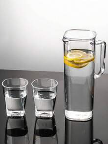 1PC Acrylic Pitcher/Jug Is Leak-Proof, Shatterproof, And Heat-Resistant, And Comes With A Lid. It's Suitable For Holding Juice, Milk, And Other Beverages, And Is A Durable Drinking Container. - Multicolor - View 12