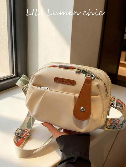 This Is A Stylish And Versatile Crossbody Bag, Perfect For Outings, Travel, Vacations, And Shopping, Combining Fashion And Elegance. It's Especially Suitable For Women, Female College Students, Commuters, And Various Occasions.