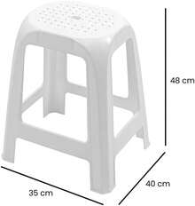Taburete de plástico duro POLYCAR modelo Hermosillo X 8 unidades - 1 - Ver 3