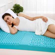 7-Zone Orthopedic Mattress Topper 10/5cm High-Density PU Foam Pressure Relief Back Support For Better Sleep All Sizes - 10Cm Mattress Topper - View 2