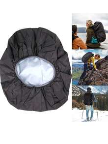 This Waterproof Backpack Raincoat Is Dust-Proof And Easy To Carry, Making It An Ideal Choice For Outdoor Activities And Sports. It Has A 35L Capacity And Is Made Of 100% Polyester Fabric, Making It Very Suitable For Outdoor Travel And Hiking Backpacking.,Women's Day,Travel Essentials,Wedding Favours,Y2k,Bedroom,Car Accessories Women,Kitchen Decor, Beach,Summer,Vacation,Holiday,Travel Essential,Going Out Tops,Household Items - Multicolor - View 4