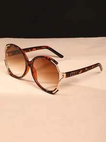 1pc Minimalist Versatile Y2K Punk Large Frame Fashion Fashion Glasses, Suitable For Holidays, Parties, Personalized, And Artistic Style - Multicolor - View 6