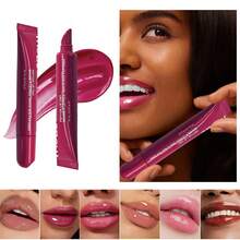 This Moisturizing High-Gloss Lip Balm Can Hydrate The Lips, Diminish Lip Lines, And Instantly Replenish Moisture. Made With Natural, Vegan Ingredients, This Lip Balm Can Instantly Nourish The Lips, Soothe And Soften Dry, Cracked Lips. It Makes A Perfect Gift For Birthdays Or Christmas, And Is Also An Essential Item For Parties. - Mixed Flavor Lip Oil - View 6