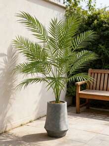 1 件 88 厘米人造 18 叶热带棕榈树装饰 - 綠色 - 查看 3