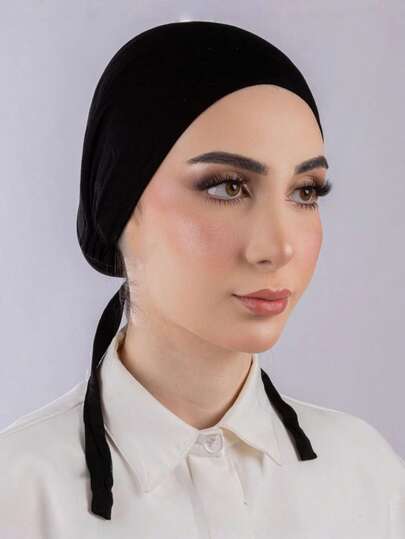 1 st underkåpa med inbyggt resårband och knytband, silkeslen och andningsbar, svettabsorberande, elastisk och noppresistent, lämplig för dagligt bruk som baslager