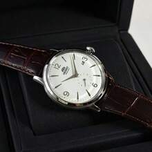 Orient Men's Automatic Mechanical Watch - Leather Strap, Business Casual Style, Exquisite And Precious Gift Choice For Friends And Family. RA-AP0002S10B - White - View 3