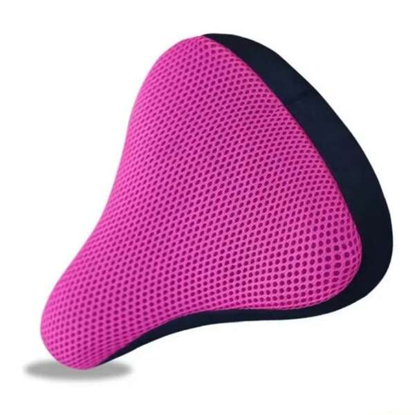 Funda para cojín de asiento de bicicleta de silicona suave 3D, cómoda y transpirable, Universal, 1 ud.