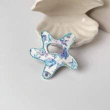1 pièce Aimant de réfrigérateur et ouvre-bouteille à double usage en forme d'étoile de mer avec motif d'éponge et de poisson, convient pour la décoration de la maison, l'usage quotidien, les voyages à la plage, les cadeaux de vacances - Multicolore - Voir 14