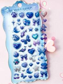 Cartoon Capybara 3D Jelly Stickers, Scrapbooking DIY Diary Notebook Stationery Phone Case Decor Cute Stickers - Multicolor - View 6