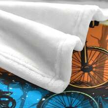 Plush Blanket Cartoon Soft Cozy Multi Functional Blanket For Home Bedroom Living Room Lightweight Warm Perfect Gift - Multicolor - View 9