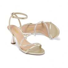 Stessy Shoes Women Heeled Sandals - 金色 - 查看 6