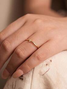 1pc Minimalist Mountain-Shaped S925 Sterling Silver Ring, Elegant Jewelry, Party/Birthday Gift, Dating Essential - Ring - View 6