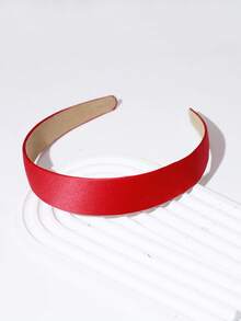 1 pieza/2 piezas Diadema de tela de color liso brillante, versión ancha, minimalista y versátil adecuada para cualquier ocasión, diadema para mujeres, accesorios para el cabello, hogar, cuidado de la piel, diadema, accesorios para la cabeza, verano, vacaciones, viajes, festival, fiesta - Lila Púrpura - Ver 11